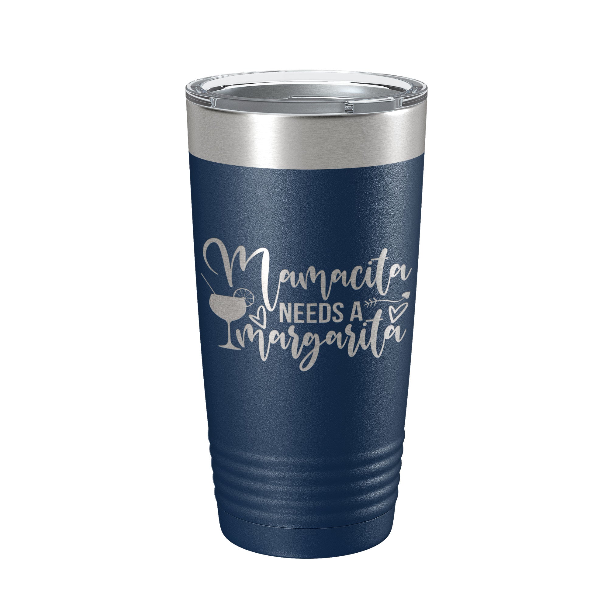Mamacita Needs A Margarita Tumbler Funny Mom Travel Mug Mother's Day Gift Insulated Laser Engraved Coffee Cup Momma Mama Drink 20 oz-2