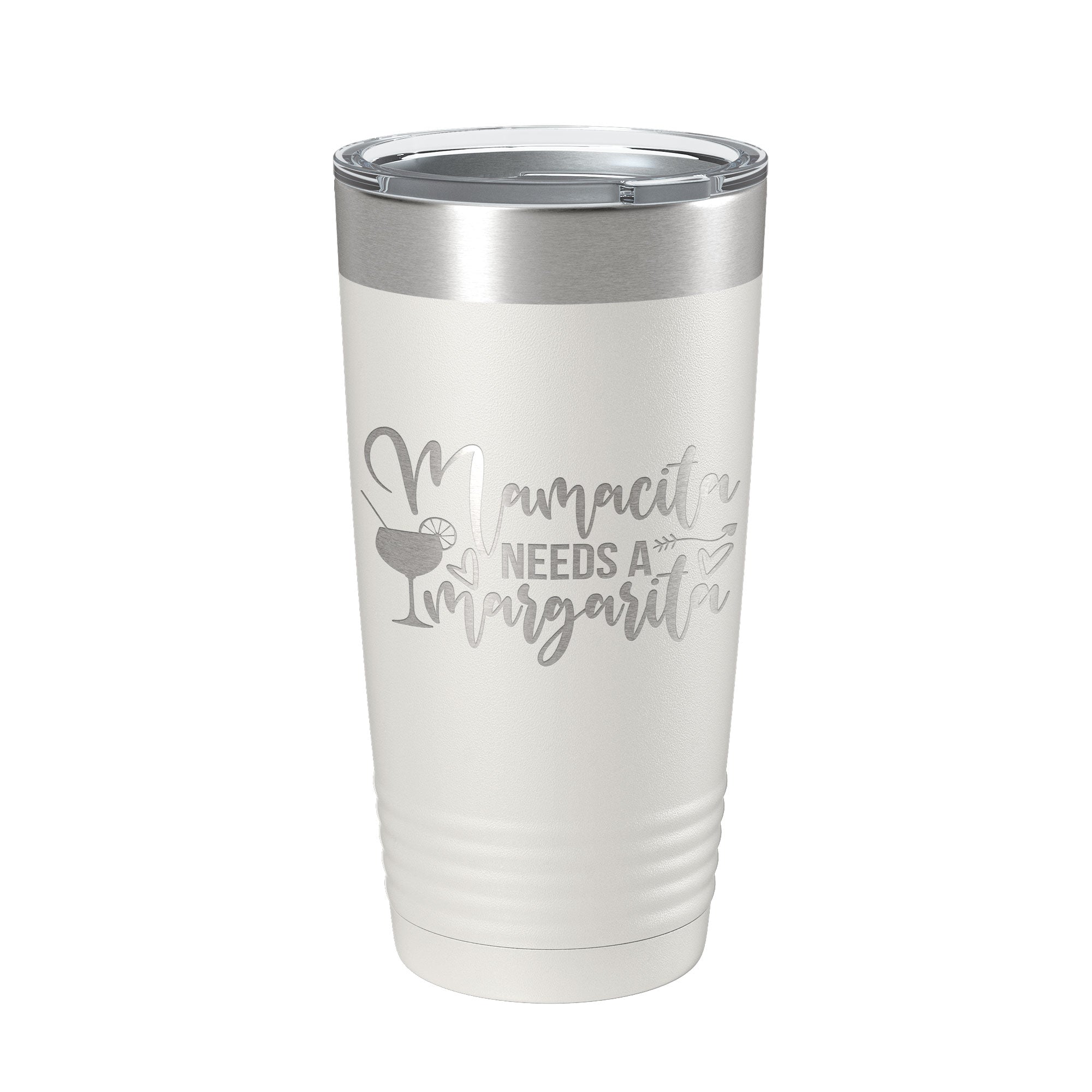 Mamacita Needs A Margarita Tumbler Funny Mom Travel Mug Mother's Day Gift Insulated Laser Engraved Coffee Cup Momma Mama Drink 20 oz-1