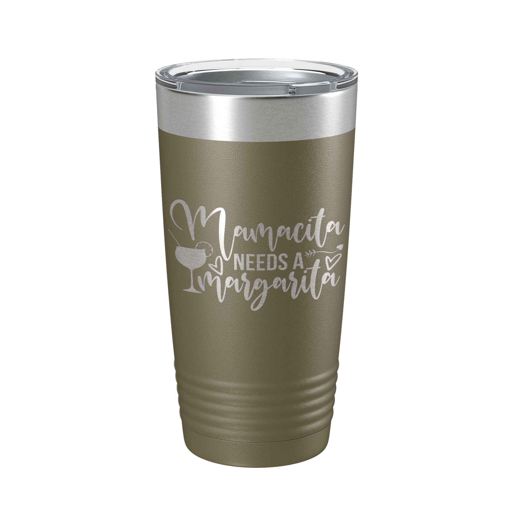 Mamacita Needs A Margarita Tumbler Funny Mom Travel Mug Mother's Day Gift Insulated Laser Engraved Coffee Cup Momma Mama Drink 20 oz-21